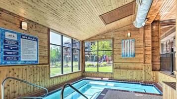 Indoor pool, a heated pool
