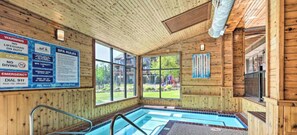 Indoor pool, a heated pool