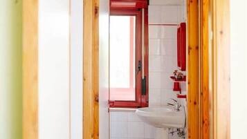 Ducha, secador de pelo, bidé y toallas