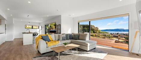 Televisión, chimenea