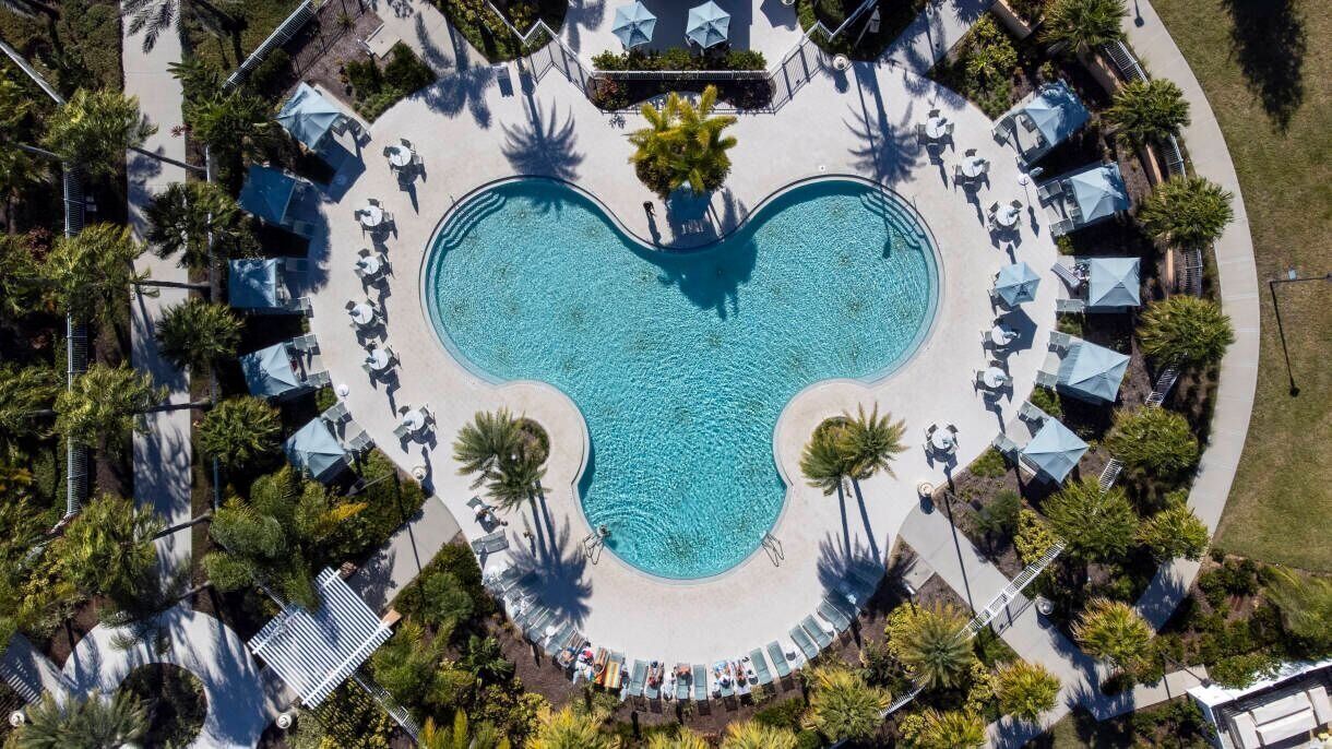 Una piscina climatizada