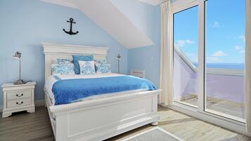 4 bedrooms, iron/ironing board, WiFi, bed sheets