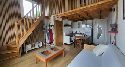 Studio 5 - Duplex 45m2 avec tout le confort. Terrasse 8m2 avec salon de jardin.