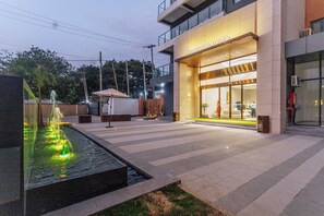 Voorkant van accommodatie