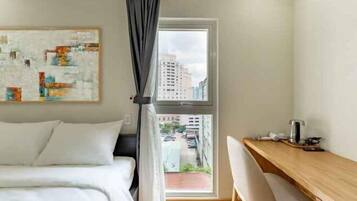 Desk, iron/ironing board, free WiFi