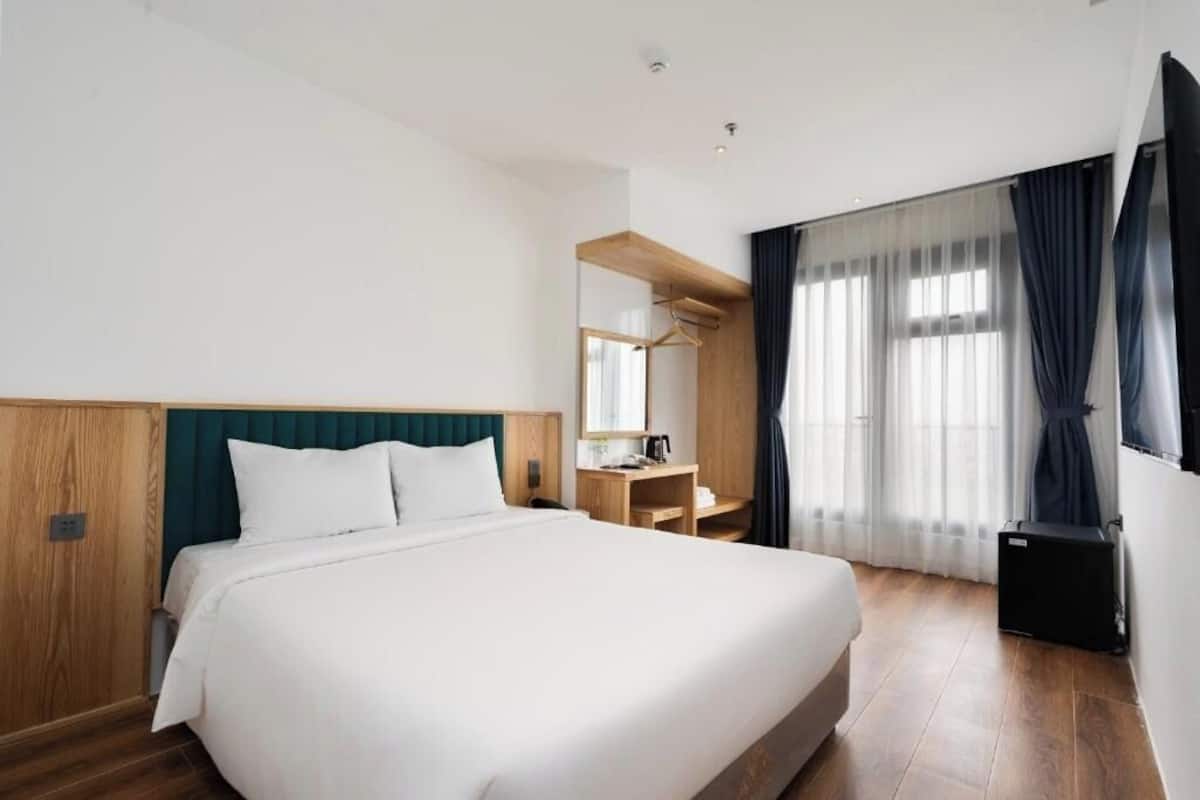 Habitación doble superior | Cortinas opacas, tabla de planchar con plancha, wifi gratis