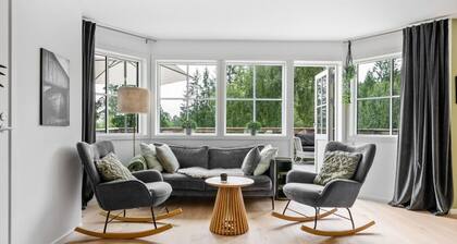 Stylish 2BR Retreat with Sauna & Large Terrace