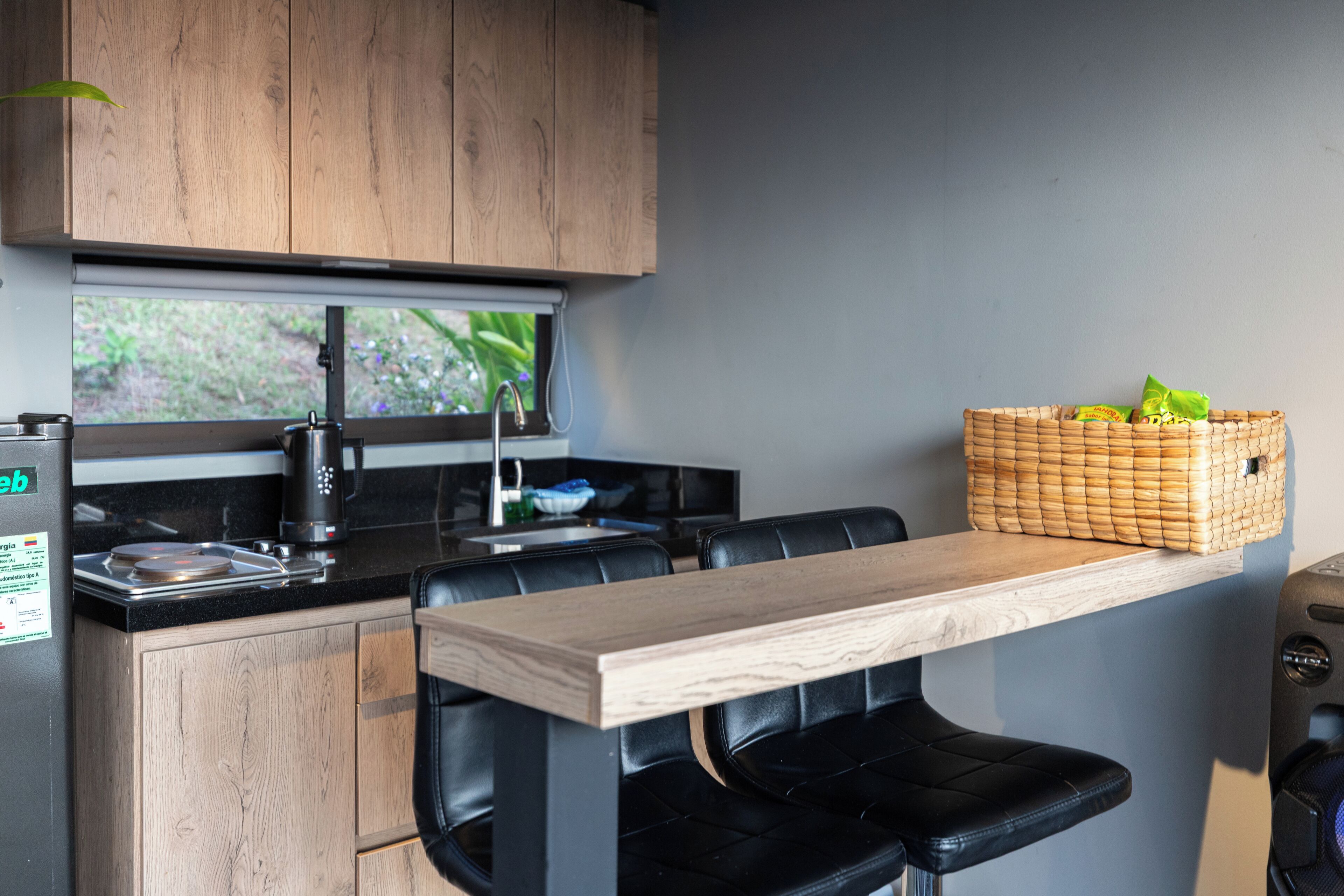 Cabane Deluxe, vue montagne | Cuisine privée