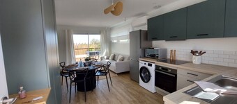 Apartment in residential area 5 minutes from Narbonne, 45m2, all comforts