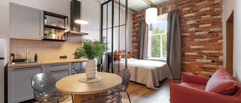 1 غرفة نوم ومكواة/لوح كي وواي فاي وملاءات أسرّة