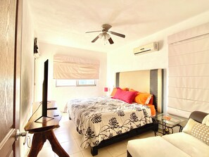 3 soverom, strykejern/-brett, wi-fi og sengetøy