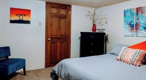 1 bedroom, iron/ironing board, Internet, bed sheets