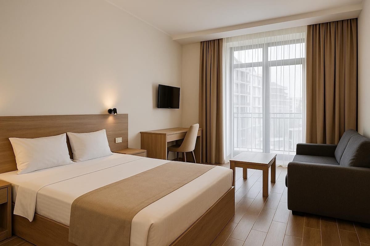 Business Studio Suite | Desk, soundproofing, free WiFi