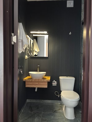 Standard Twin Room, City View | Bathroom | Shower, hair dryer, towels, soap