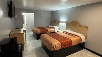 Desk, laptop workspace, free WiFi