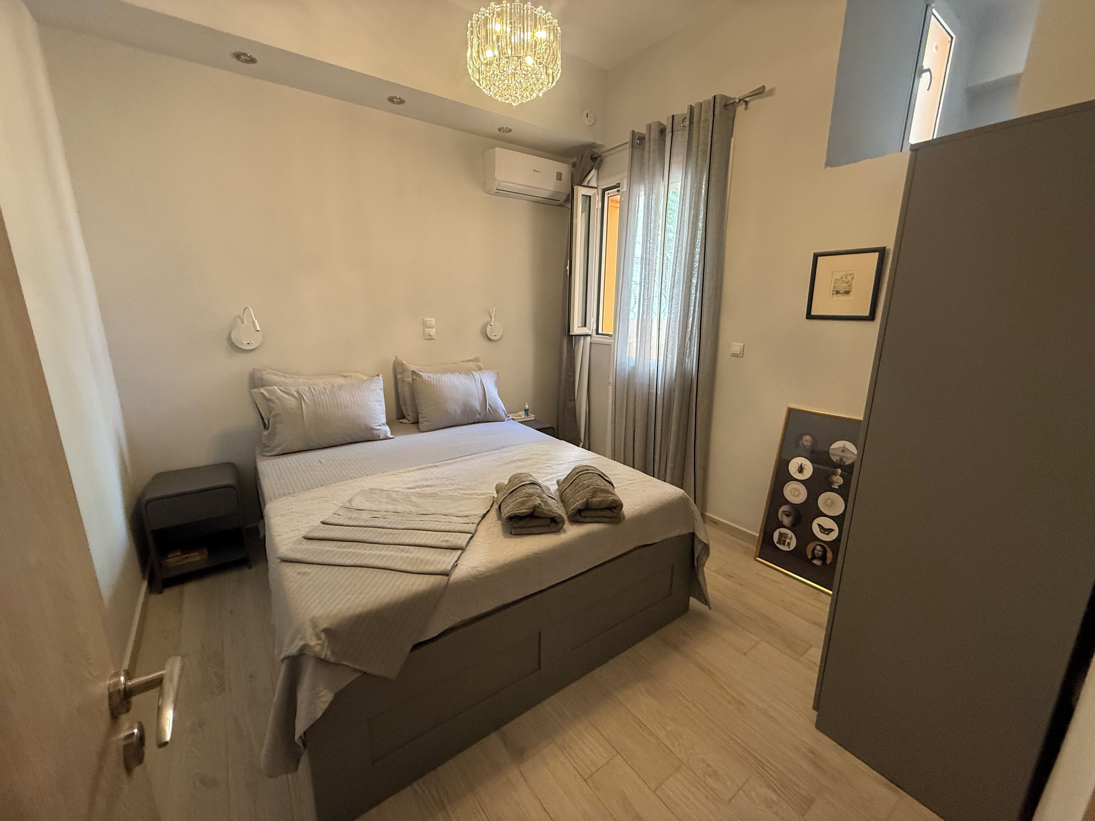 1 chambre, fer et planche à repasser, accès Internet, draps fournis