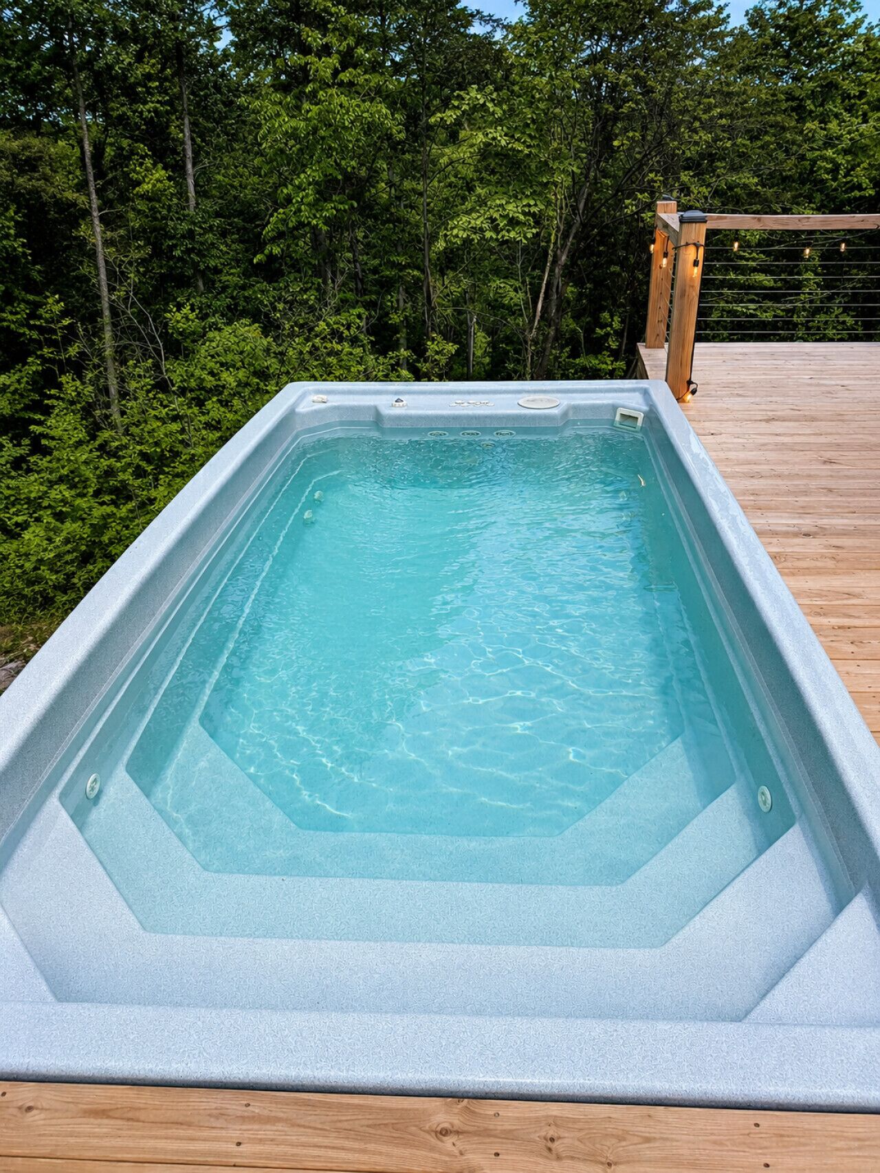 Una piscina climatizada