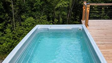 Una piscina climatizada