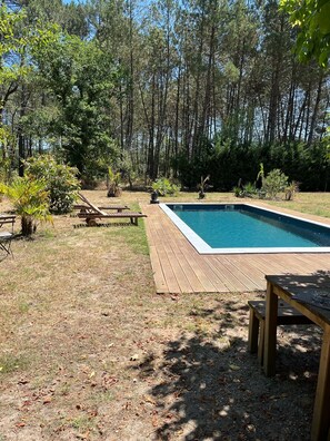 Pool - Lodging P'TIT GÎTE Domaine de Pinsol (Campet-et-Lamolère)