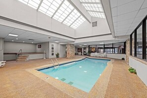 Indoor pool, a heated pool