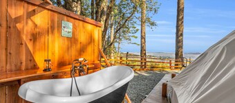 Yurt Above it All - Glamp on-site