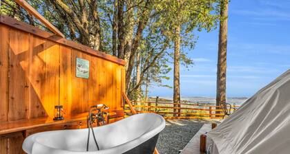Yurt Above it All - Glamp on-site