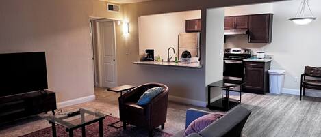 Smart TV, video games, books, video library