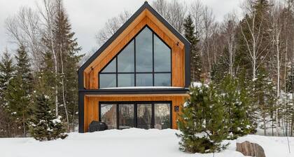 Huge window Cabin - Spa - Firepit