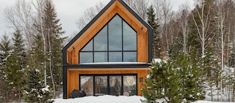 Huge window Cabin - Spa - Firepit