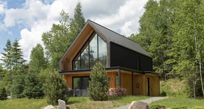 Huge window Cabin - Spa - Firepit