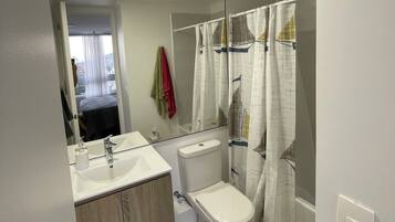 SĂšche-cheveux, serviettes fournies, savon, papier toilette