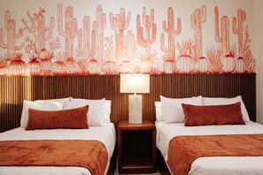 2 chambres, fer et planche à repasser, accès à Internet, literie fournie