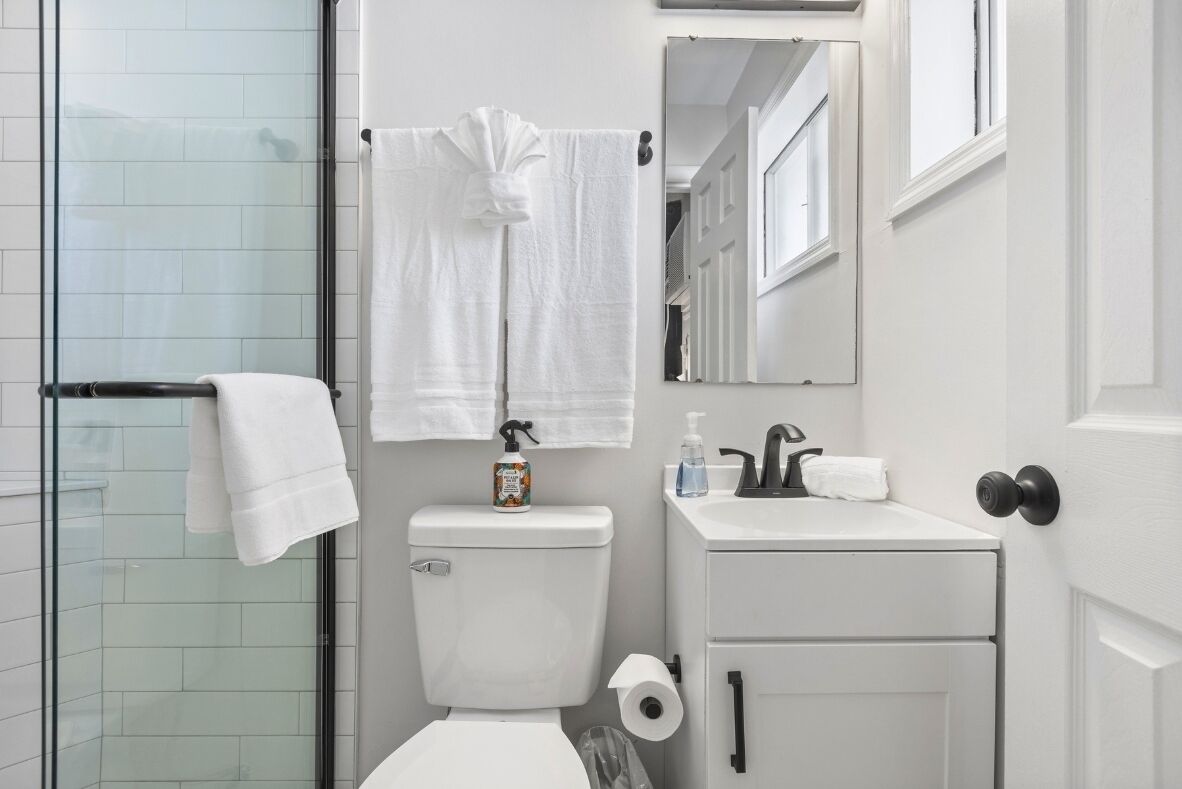 淋浴設備、風筒、提供毛巾、番梘