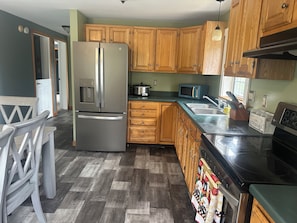 Microwave, oven, stovetop