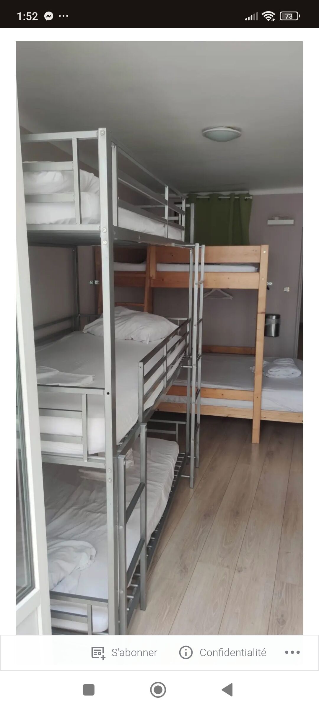 2 bedrooms, iron/ironing board, internet, bed sheets