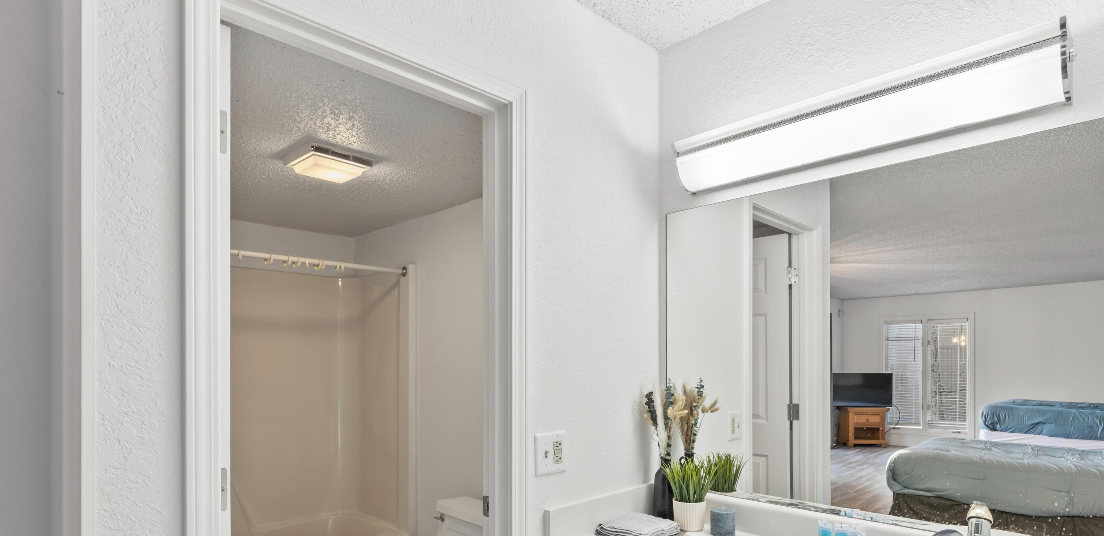 Towels, soap, toilet paper