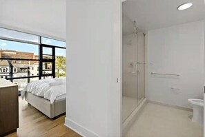 Hair dryer, towels - Shaw 2BR | Corner City Views & Garage Parking (Washington)