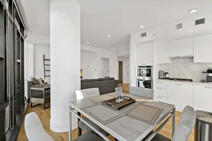 Dining - Shaw 2BR | Corner City Views & Garage Parking (Washington)