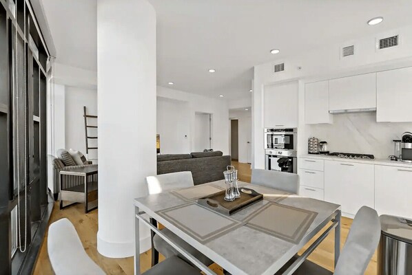 Dining - Shaw 2BR | Corner City Views & Garage Parking (Washington)