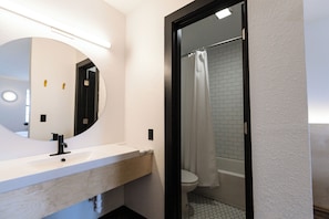 Hair dryer, towels