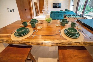 Dining - 2Bed, Jungle Apt w/Private Pool withbeach nearby and Cenotes in SafeNeighborhood (Tulum)