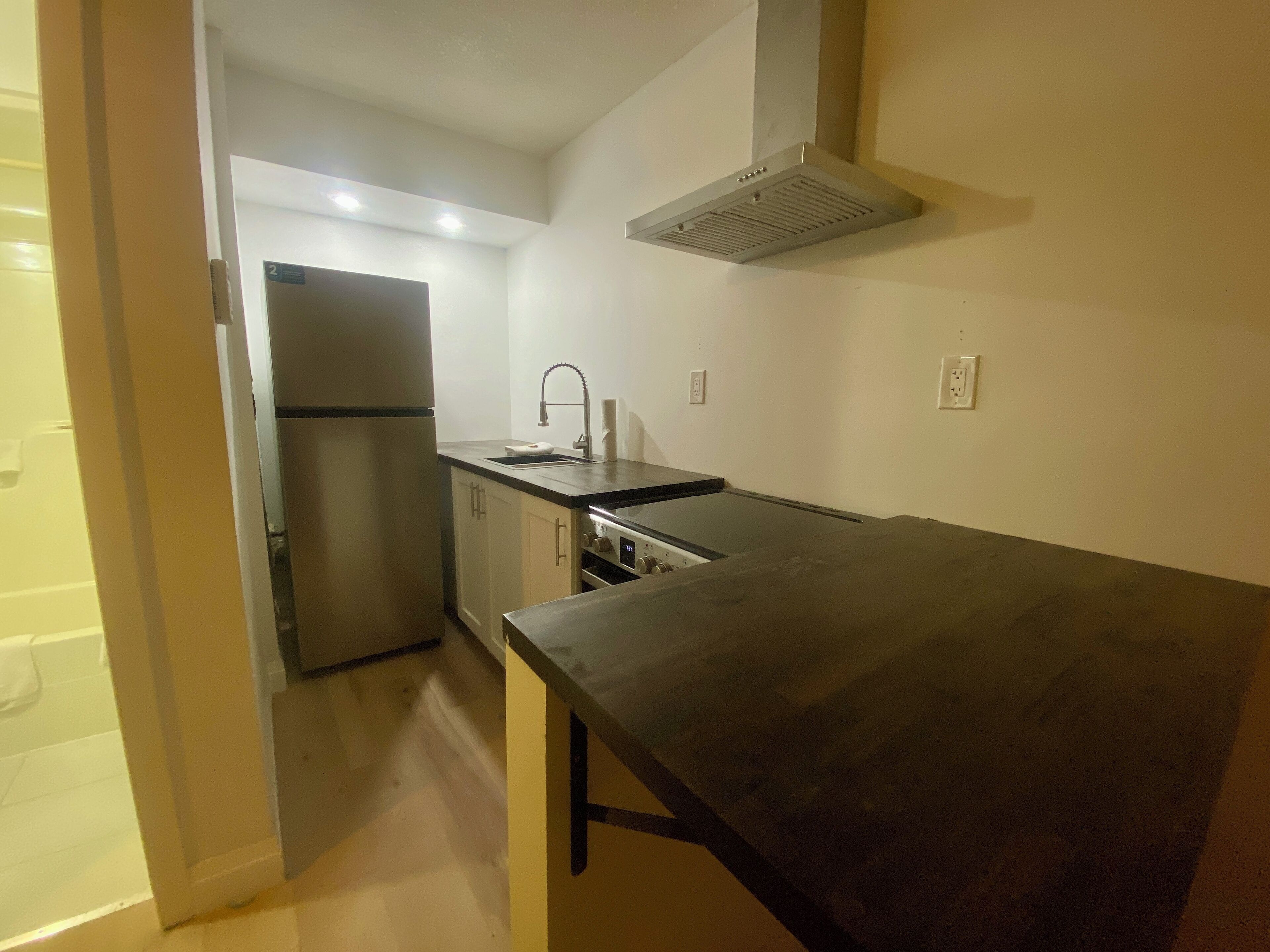 Deluxe Apartment, 2 Double Beds, Kitchen | Private kitchen | Microwave