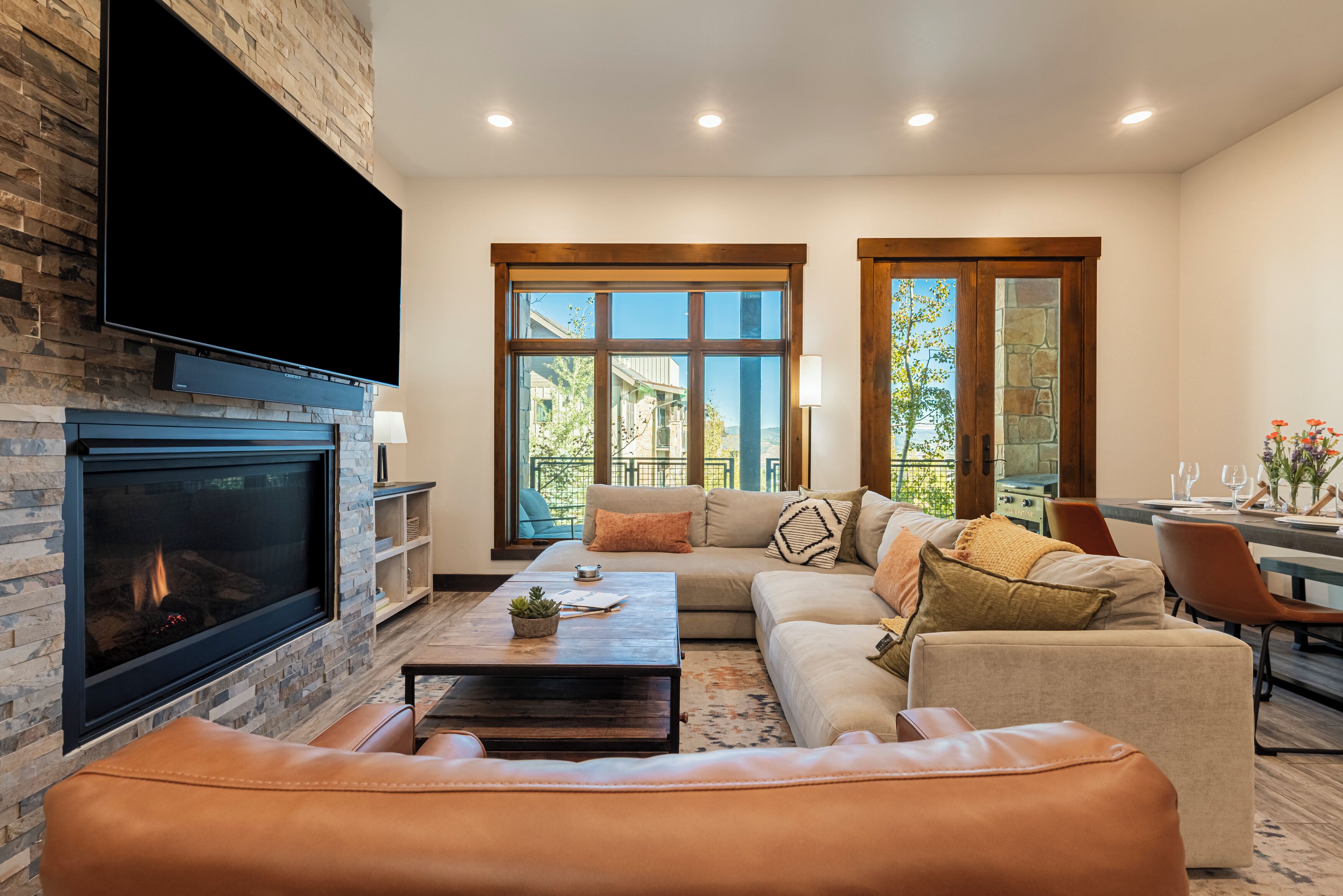 تلفزيون، مدفأة