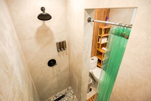 Shower, hair dryer