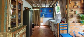 Cozy cottage with woodland and fire pit in Chapada dos Guimarães