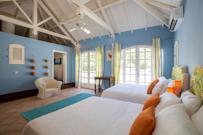 6 habitaciones, tabla de planchar con plancha, wifi y ropa de cama