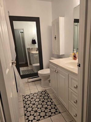 Towels, soap, toilet paper