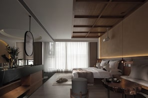 Grand Double Room, City View | Blackout drapes, soundproofing, iron/ironing board, free WiFi