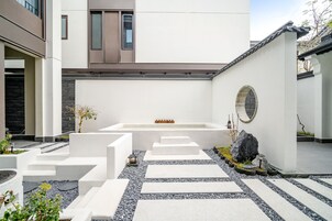 Design Villa, Multiple Bedrooms, Balcony, Courtyard View | Terrace/patio