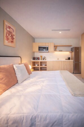 1 habitación, escritorio, tabla de planchar con plancha y wifi gratis 